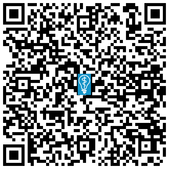 QR code image to open directions to Joyful Dental Care in Chicago, IL on mobile